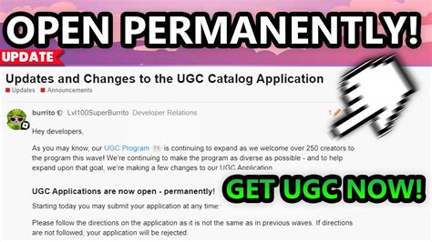 ugc catalog application 2022 roblox