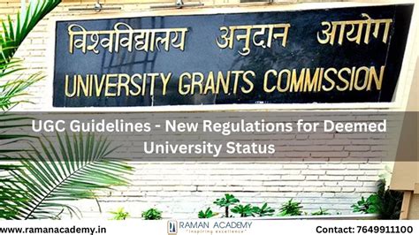 ugc deemed to be university regulations 2019