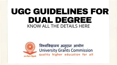 ugc guidelines for online degrees