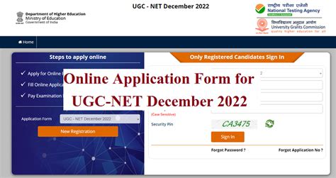 ugc net 2023 december application form