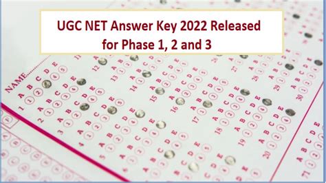 ugc net answer key 2022