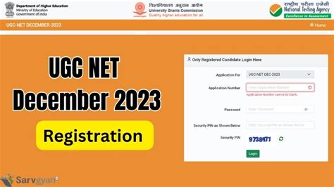 ugc net december 2023 registration date