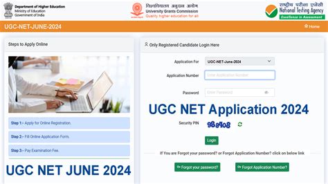 ugc net june 2024 application