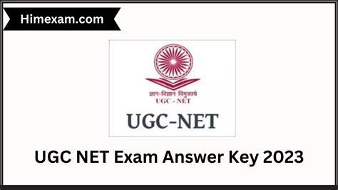 ugc net key answer 2023 december