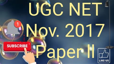 ugc net november 2017