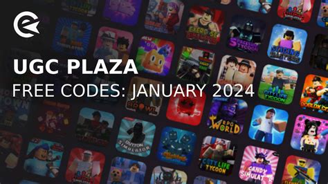 ugc plaza 2024 january codes