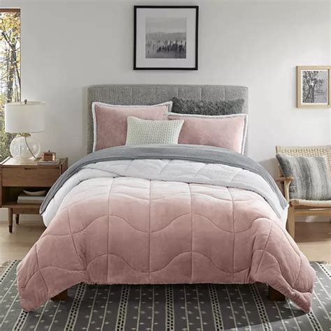 Ugg Comforter Set Pink Fuzzy