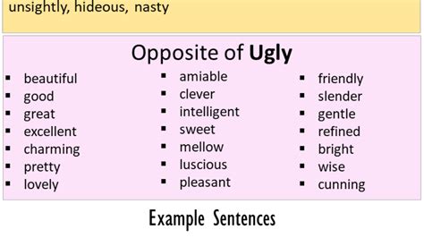 ugly meaning in tamil with example sentence