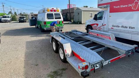 uhaul car trailer