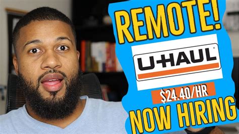 uhaul remote work