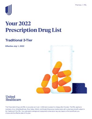 uhc prescription drug list 2022