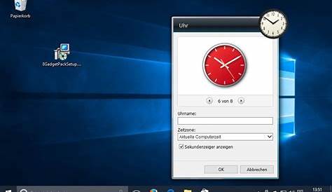 Eine Desktop-Uhr in Windows anzeigen - Tipps & Tricks