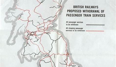 Uk Railway Map 1960 National Rail StationMasterApp