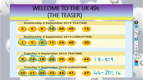 uk 49 lotto statistics