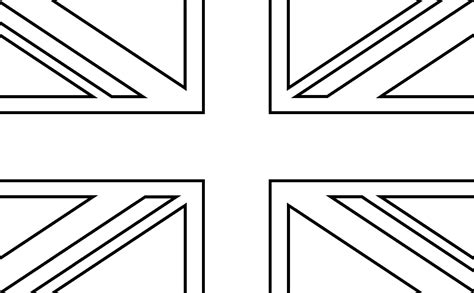 uk flag to print and colour