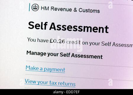 uk hmrc self assessment