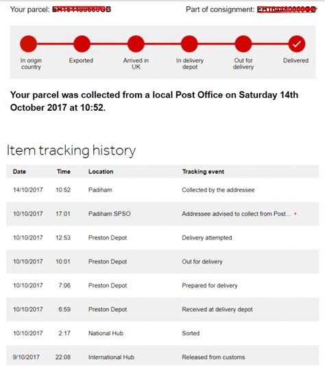 uk local post tracking