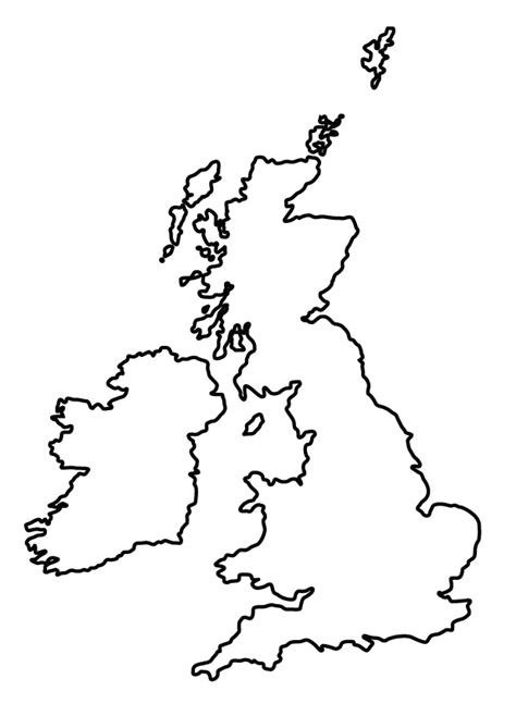 uk map outline png