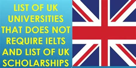uk universities that don't require ielts