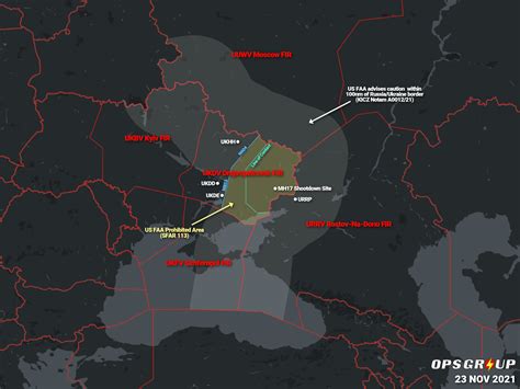 Ukraine Airspace Live Map