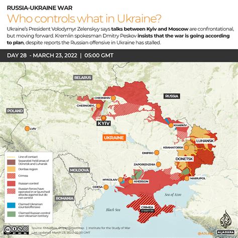 ukraine and russia update war map today