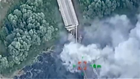 ukraine bridge destroyed map