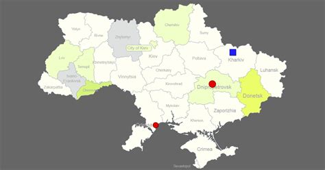 ukraine interactive map of regions