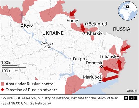 ukraine invasion wikipedia map