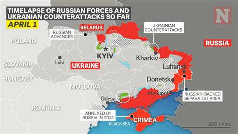 ukraine russia map timelapse