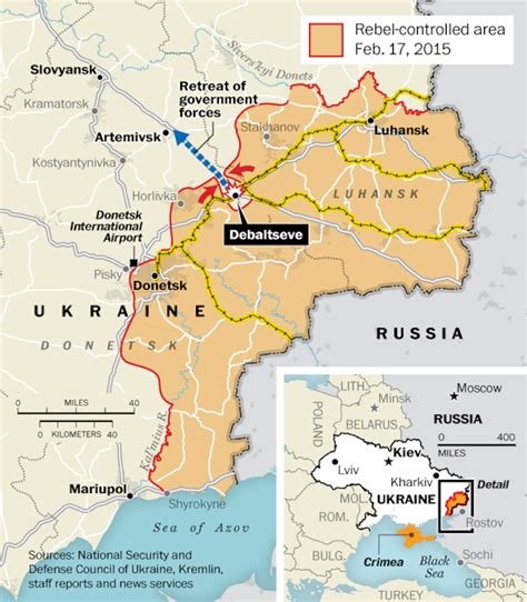 ukraine war 2020 map