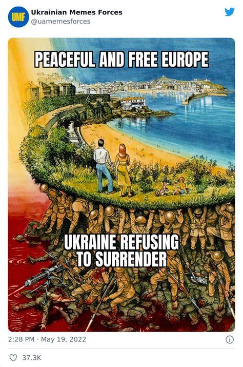 Ukraine is literally trolling russia on twitter with "the simpsons