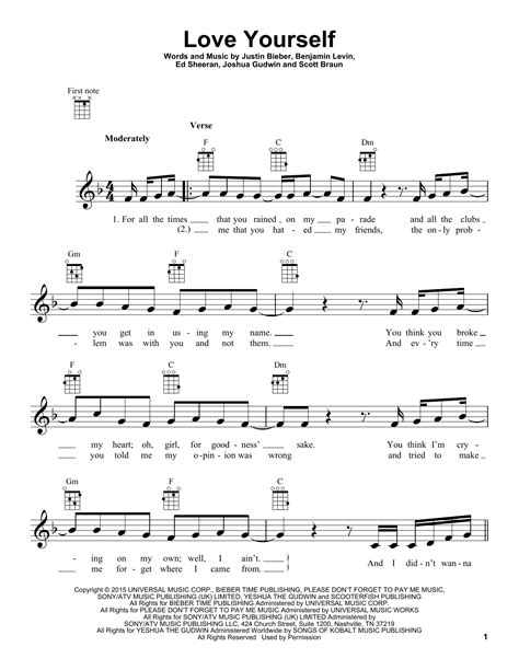 Ukulele Love Yourself