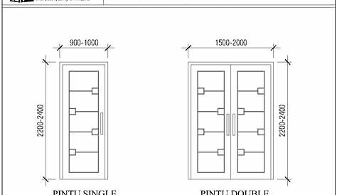 Inilah Ukuran Pintu Geser