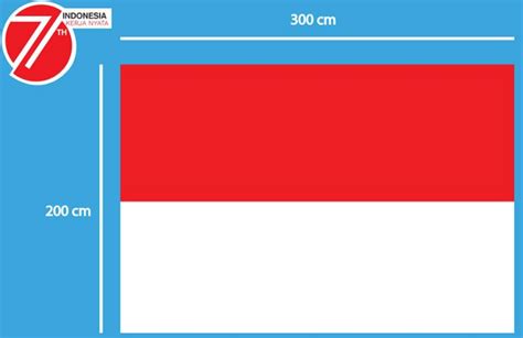 Ukuran Bendera Indonesia