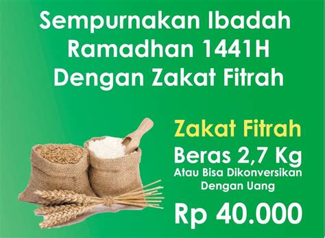 Ukuran Beras Zakat Fitrah