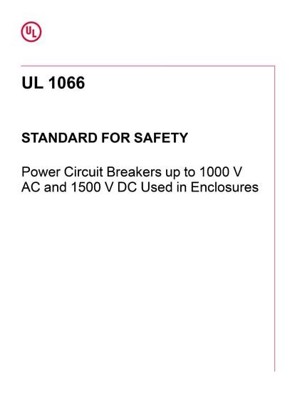 Ul Requirements Circuit Breakers