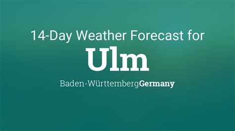ulm germany weather forecast 10 days wind