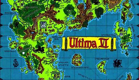 Ultima IV Map of Britannia - The Codex of Editable Wisdom, a Wikia wiki
