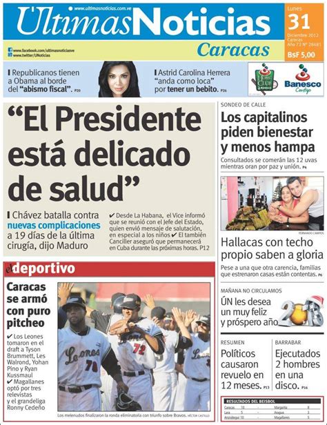 ultimas noticias en venezuela