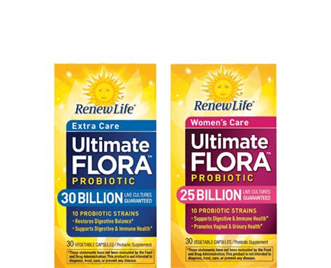 Renew Life Ultimate Flora Probiotic Printable Coupon