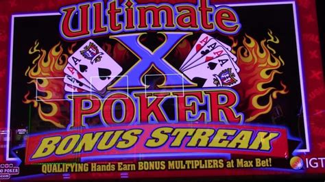 ultimate x bonus streak video poker