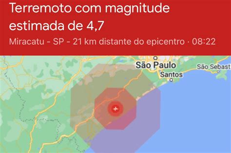 ultimo terremoto no brasil