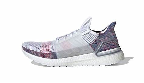 adidas UltraBoost 19 Pride White Multicolor Running Shoes