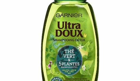 Ultra Doux The Vert Et 5 Plantes Garnier Shampoing Détox Thé &