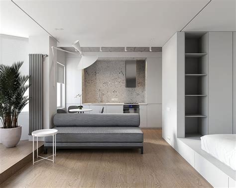 Ultra minimalist white apartment interior decor digsdigs