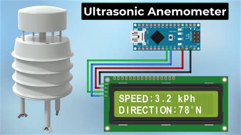 Ultrasonic Anemometer Arduino