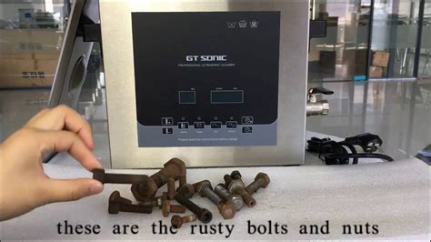 Ultrasonic Cleaner Remove Rust