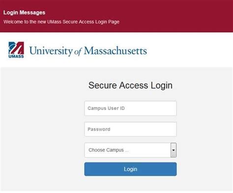 umass log in email