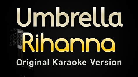 umbrella karaoke rihanna lyrics