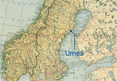 Umeå Map Umea, Map, Photo